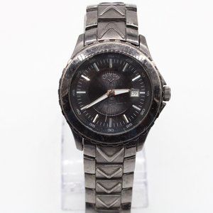 Callaway Watch Mens Dark Gray Classic Stainless Steel Warbird Style Round Dial